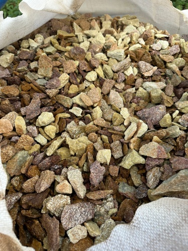 Златолит персиковый декоративная каменная крошка купить в Казани