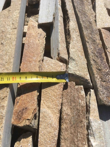 Горбушка златолит золотистый для облицовки купить в Казани