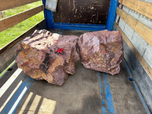 Ландшафтные глыбы красно-фиолетовые 200-1000 килограмм купить в Казани