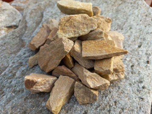 Златолит жёлтый декоративная каменная крошка купить в Казани