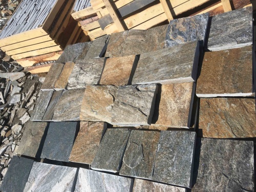 Плитка пилёная златолит Уральский для фасада купить в Казани