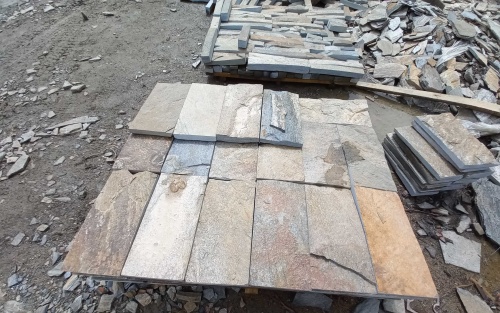 Плитка пилёная златолит Уральский для фасада купить в Казани