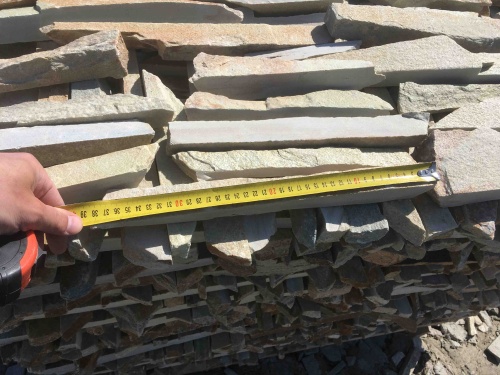 Горбушка златолит золотистый для облицовки купить в Казани