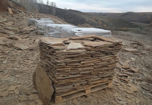 Плитняк кора дерева для цоколя, отмостки купить в Казани