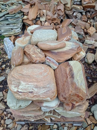 Златолит жёлтый, жёлто-зелёный глыбки и валуны для ланшафтного дизайна купить в Казани