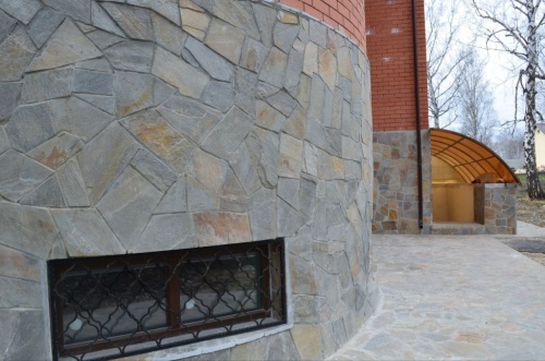 Плитняк златолит Уральский  для фасада купить в Казани